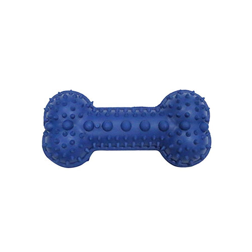 Brinquedo Pet Mordedor Osso Azul com Espaço para Petiscos