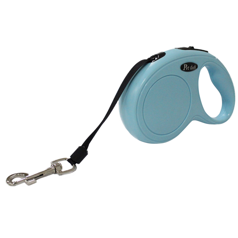 GUIA RETRÁTIL P/ PETS AZUL 5M SZ-0003