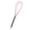CONJUNTO DE UTENSÍLIOS DE COZINHA EM SILICONE ROSA