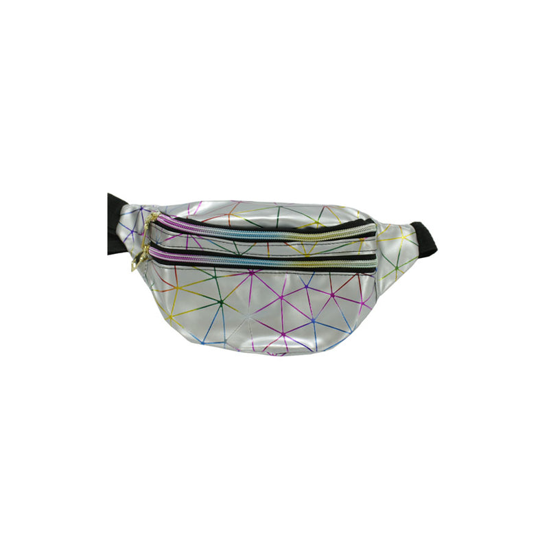 Pochete Holografica Metalizada Neon.