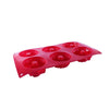 Forma de silicone 6 CAVIDADE VERMELHA