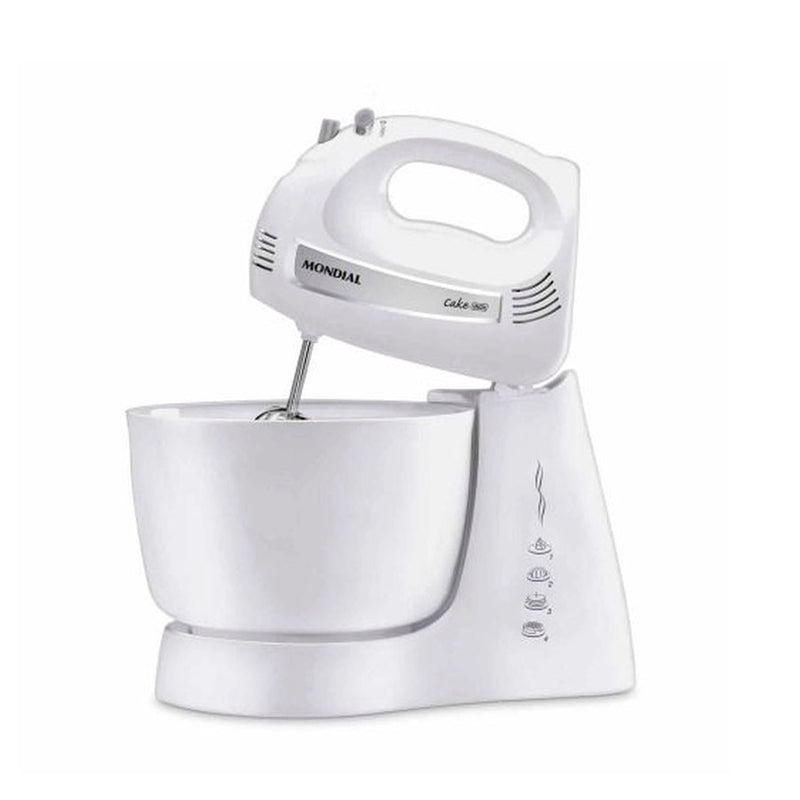 Batedeira 500 watts 4 velocidades branca Cake - B-50-W - Mondial