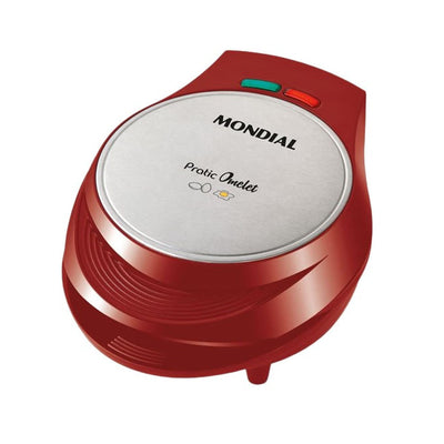 Omeleteira Mondial Pratic Omelet 1000W OM-03 Vermelha - 127V