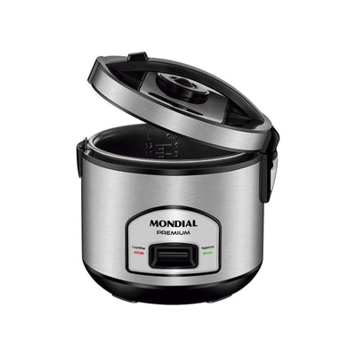 Panela Elétrica Mondial Pratic 6I 127V Preta Inox