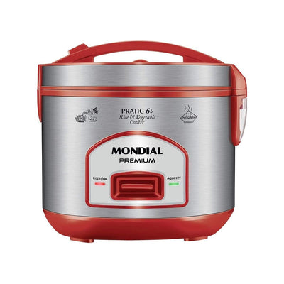 Panela Elétrica Mondial Pratic 6L Premium 110V Vermelha