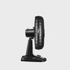 Ventilador de Mesa Turbo Mondial com 03 Velocidades Preto e Prata - VTX-40-8P