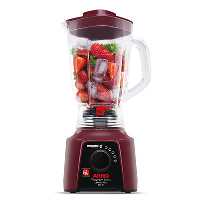 LIQUIDIFICADOR ARNO POWER MIX LIMPA FACIL COR VINHO