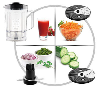 MULTIPROCESSADOR COM LIQUIDIFICADOR MULTICHEF 4 EM 1 ARNO