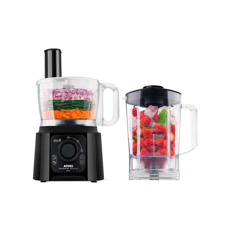MULTIPROCESSADOR COM LIQUIDIFICADOR MULTICHEF 4 EM 1 ARNO