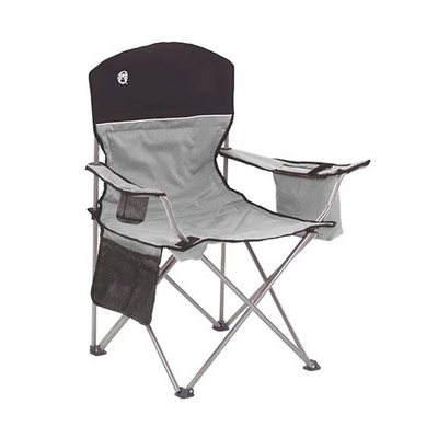 CADEIRA DOBRÁVEL COLEMAN  COM COOLER CINZA