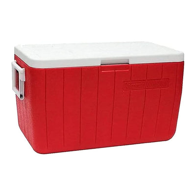Caixa Térmica 48QT 45.4 Litros Com Alça Vermelha - Coleman