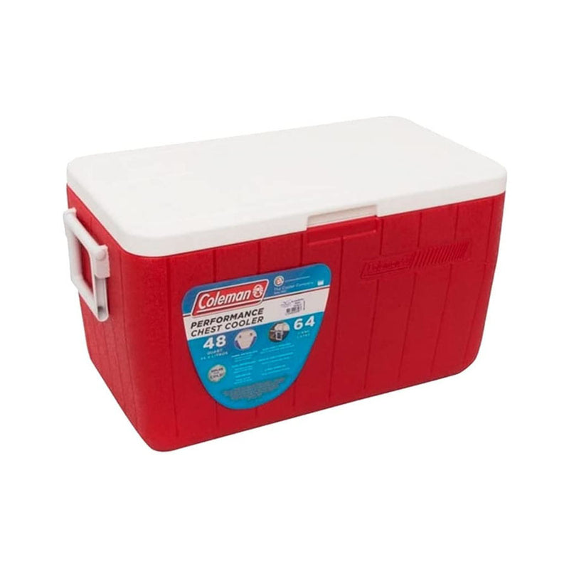 Caixa Térmica 48QT 45.4 Litros Com Alça Vermelha - Coleman