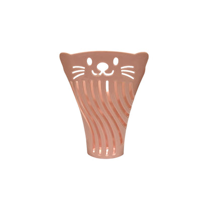 Pegador de Ração Formato Gatinho Rosa