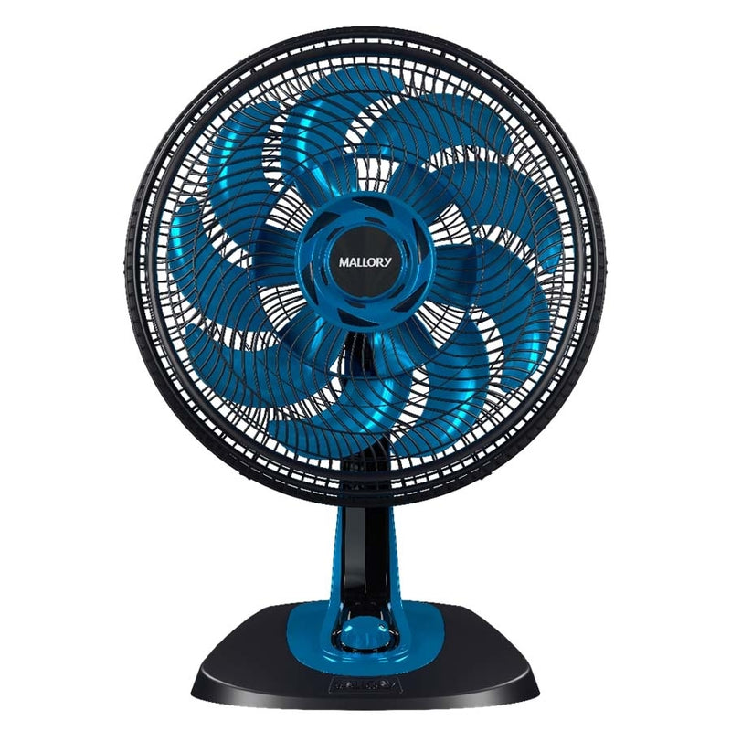 VENTILADOR DE MESA 40CM MALLORY NEO AIR 15 PRETO E AZUL - 127V