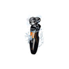 Barbeador Elétrico Mallory Sensitive Derma Care Bivolt Preto e Laranja