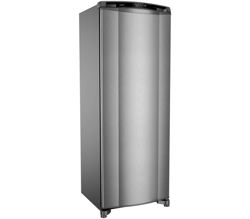 GELADEIRA CONSUL FROST FREE 342 LITROS COR INOX COM GAVETÃO HORTIFRUTI - CRB39AK
