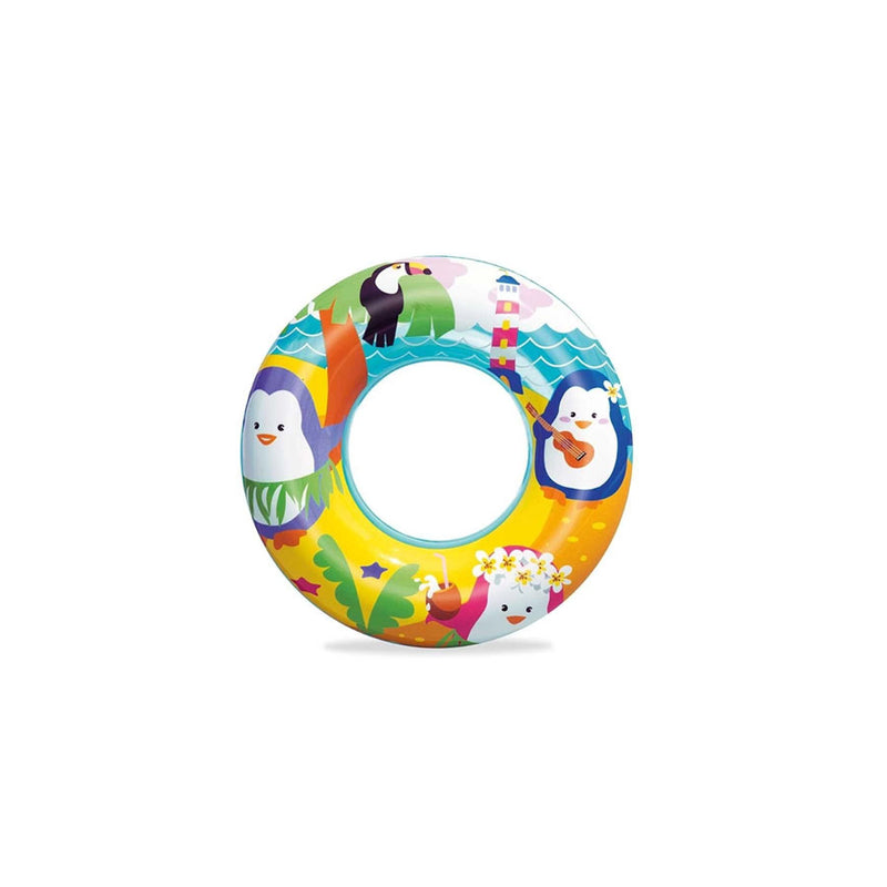Boia circular inflável para crianças de 3 a 6 anos - PINGUIM