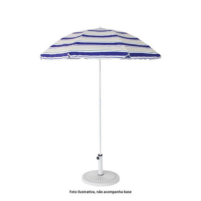 GUARDA SOL NAUTIKA CARIBE 2M AZUL E BRANCO
