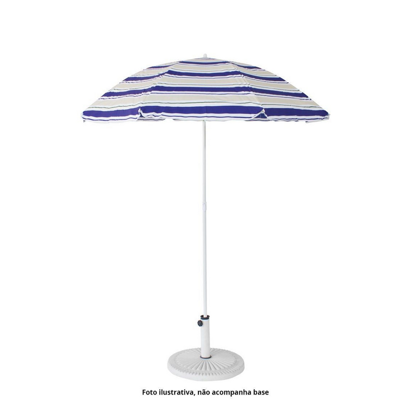 GUARDA SOL NAUTIKA CARIBE 2M AZUL E BRANCO
