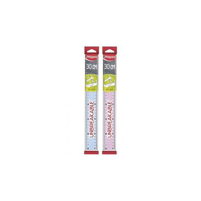 Régua 30cm, Maped, Study Unbreakable, 245610, Cores Diversas