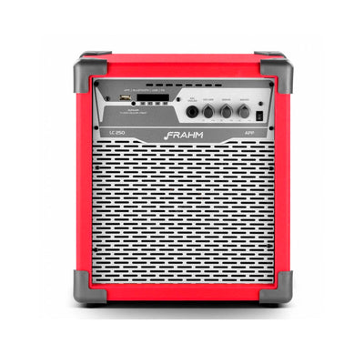 Caixa De Som Amplificada Frahm LC250 App 100W Vermelha 31587