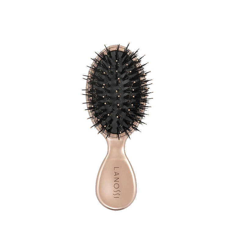 ESCOVA PARA CABELOS LANOSSI MINI ROSE