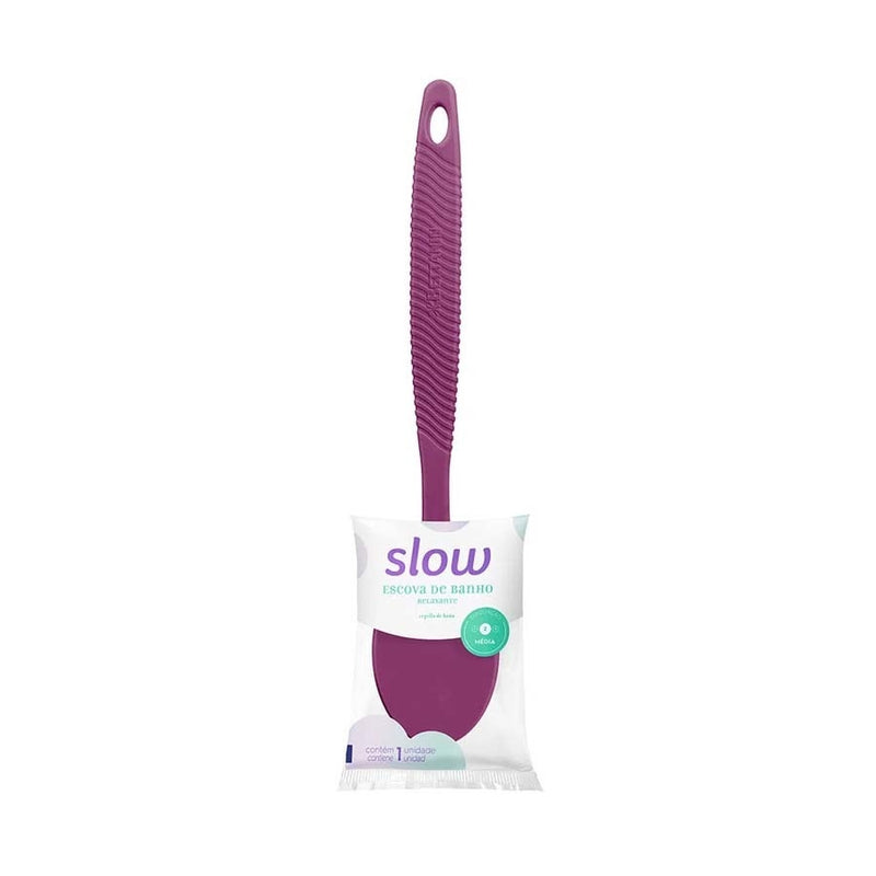 ESCOVA SLOW BANHO PLAST ROXA