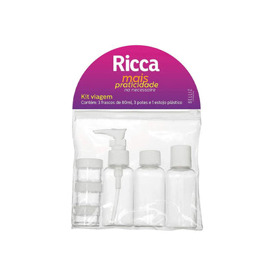 Kit de Viagem Ricca com 7 Itens