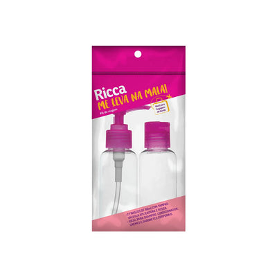 Conjunto de Frasco para Viagem Ricca 80ml