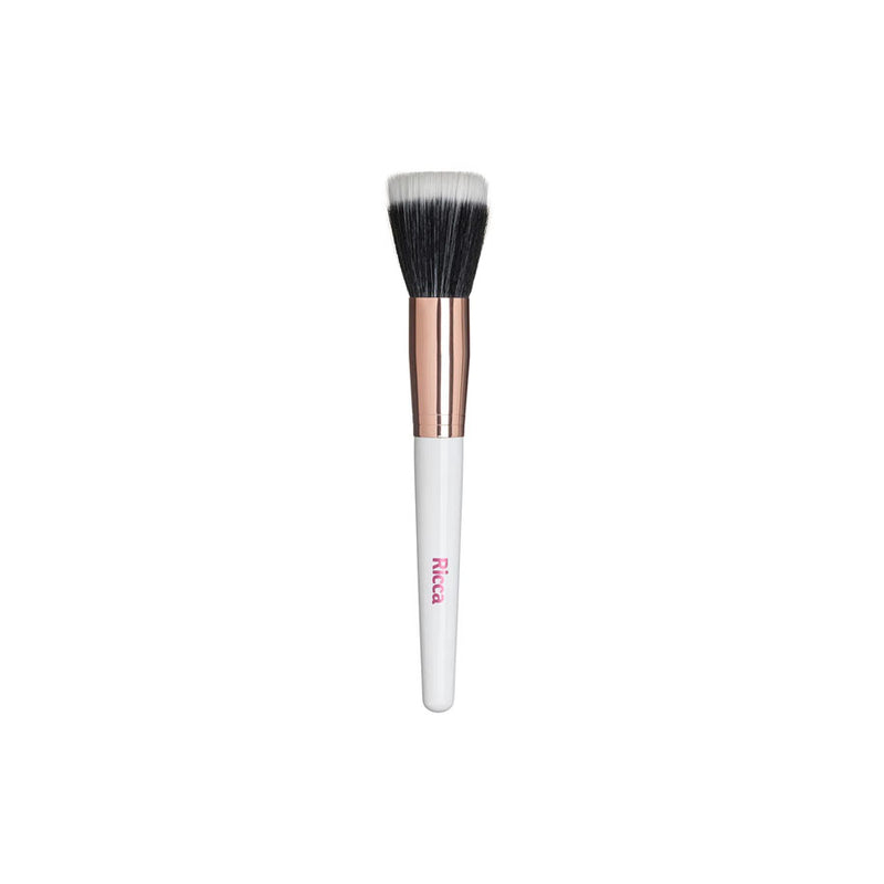 Pincel Rose Gold Duo Fiber Ricca