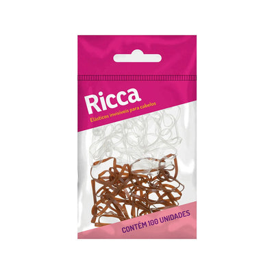 Elásticos invisíveis 100 Peças - Ricca