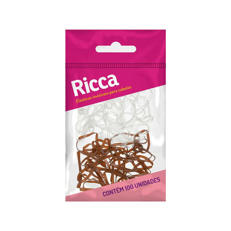 Elásticos invisíveis 100 Peças - Ricca