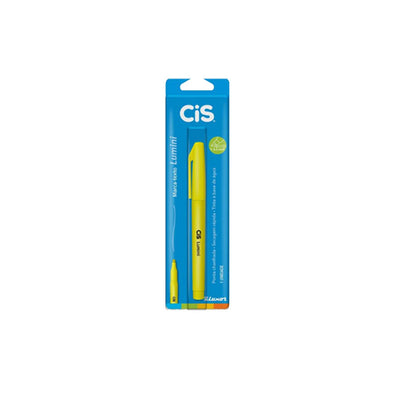 Caneta marca texto cis lumini amarelo