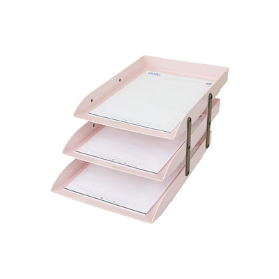 Caixa Correspondência Tripla Rosa  -  Articulável  Dello 3044W.0004.