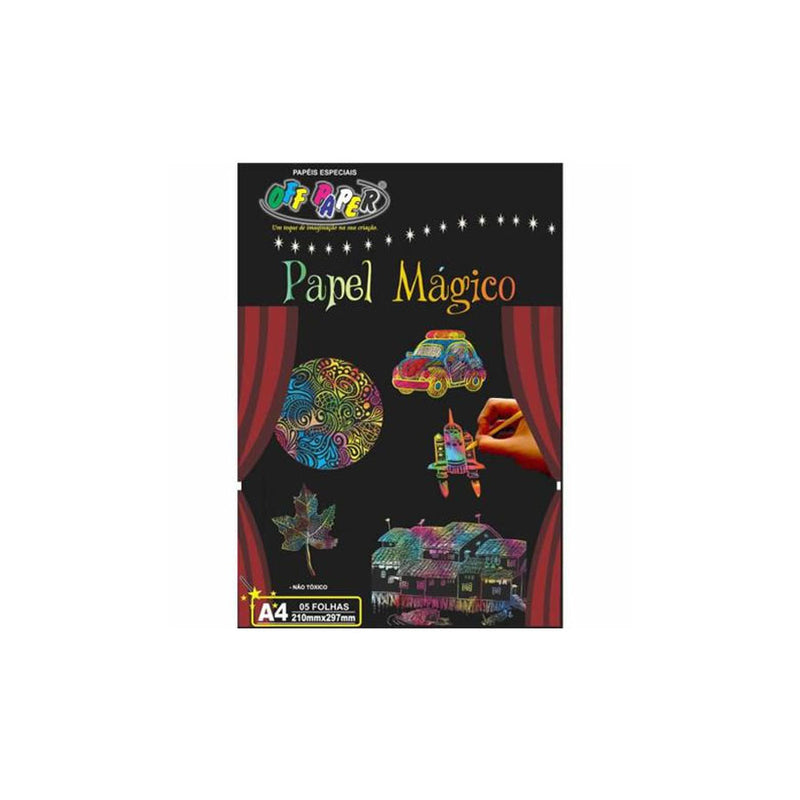 Papel Mágico A4 com 5 folhas