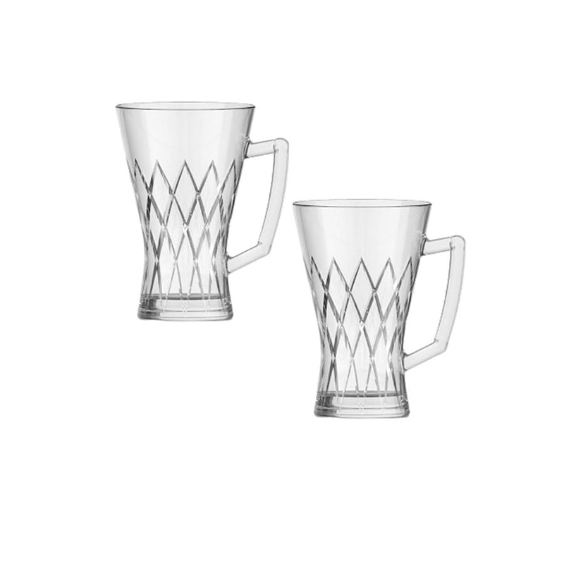 Caneca Diamante 2 peças 220mL - Plasvale
