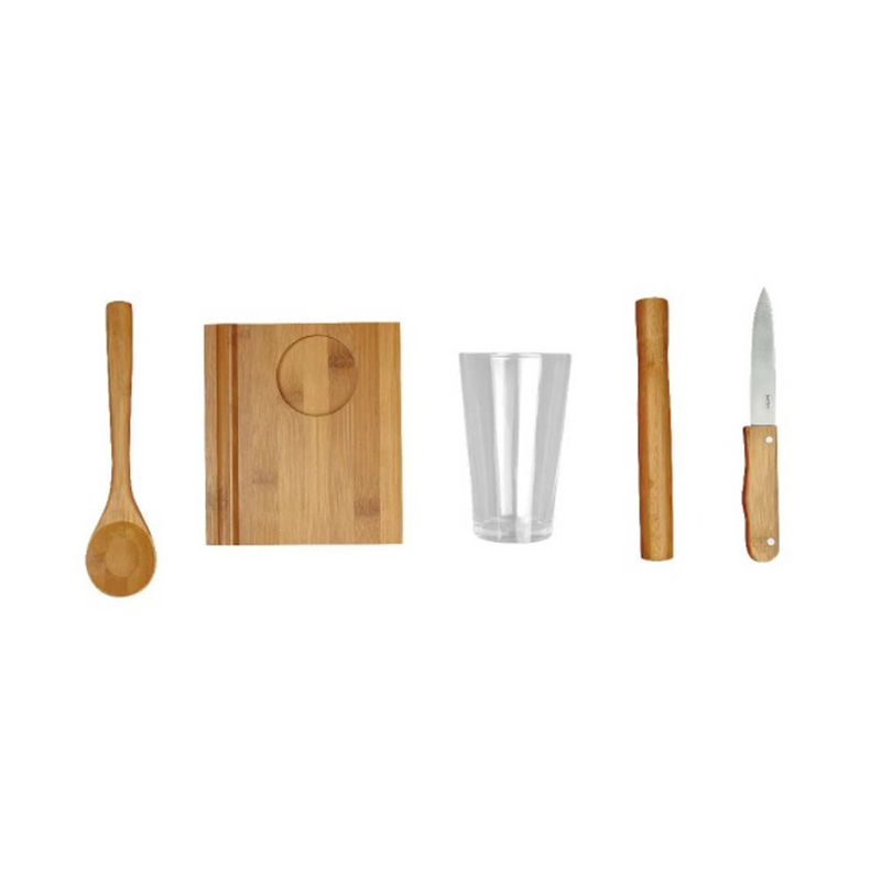 CONJUNTO CAIPIRINHA 5 PEÇAS BAMBOO