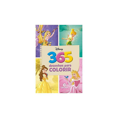 365 Desenhos para Colorir Princesas e Fadas Disney