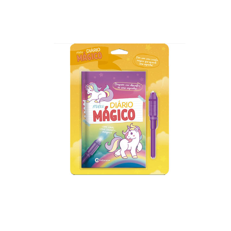 Meu Diario Magico com Caneta Unicornios
