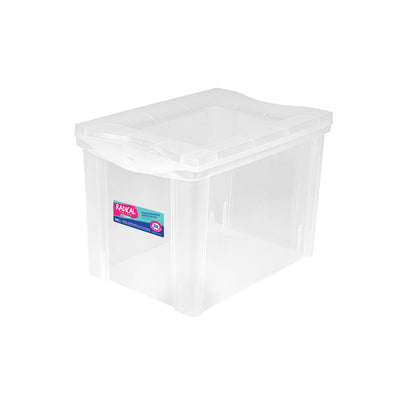Organizador Plástico 30 Litros Cristal - Ordene