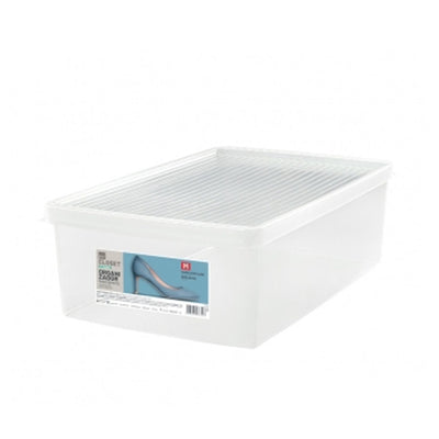 Caixa Plástica para Sapato M 20,5x36cm - Ordene