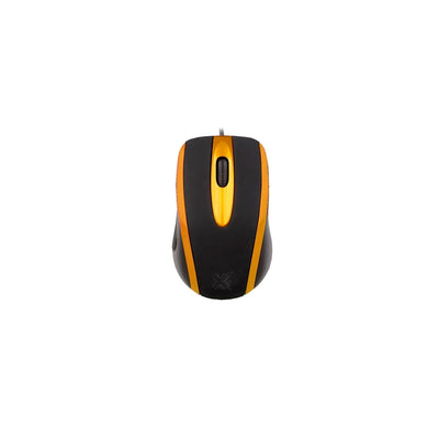 Mouse Techzone Preto/Amarelo Maxprint
