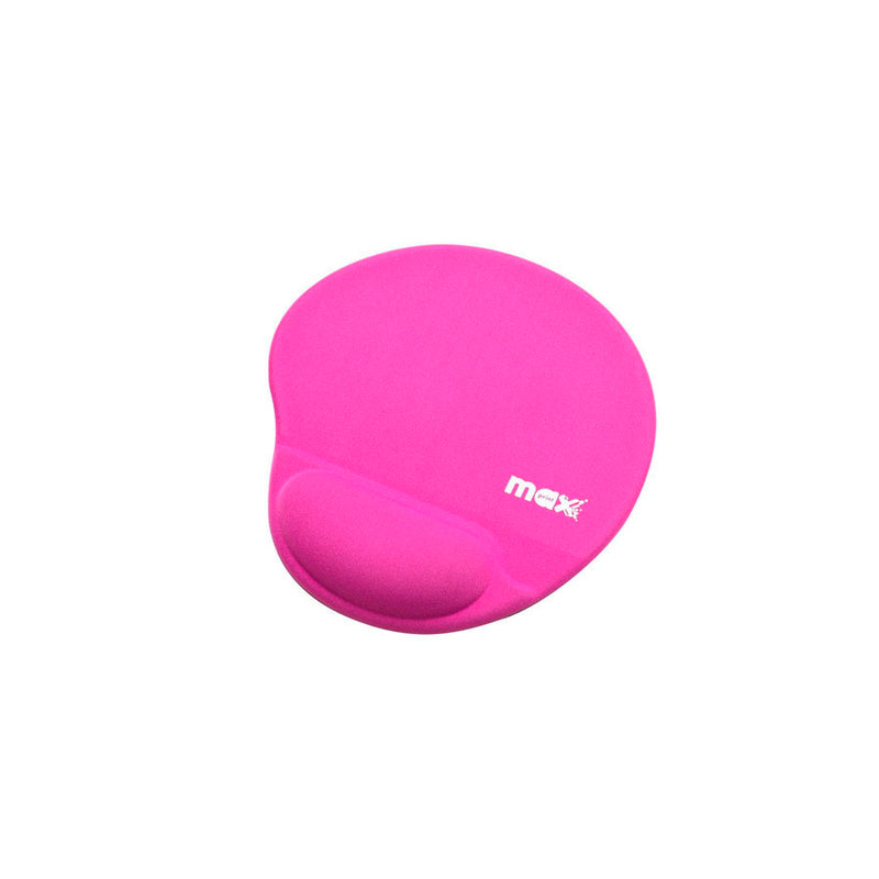 Base Para Mouse Em Gel Rosa Maxprint