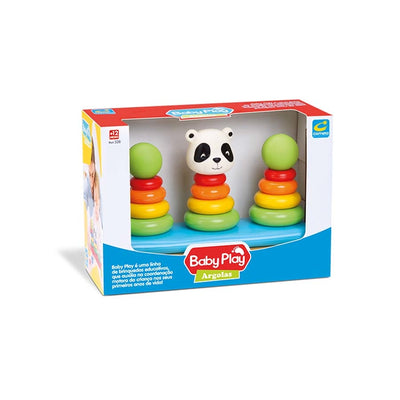 BRINQUEDO DE ARGOLAS BABY PLAY TRIO COMETA