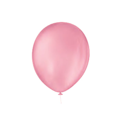 BALÃO LISO n°07 ROSA TUTTI FRUTTI Com 50 Unidades