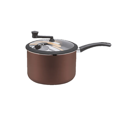 Pipoqueira Antiaderente Marrom Premium - PANELUX