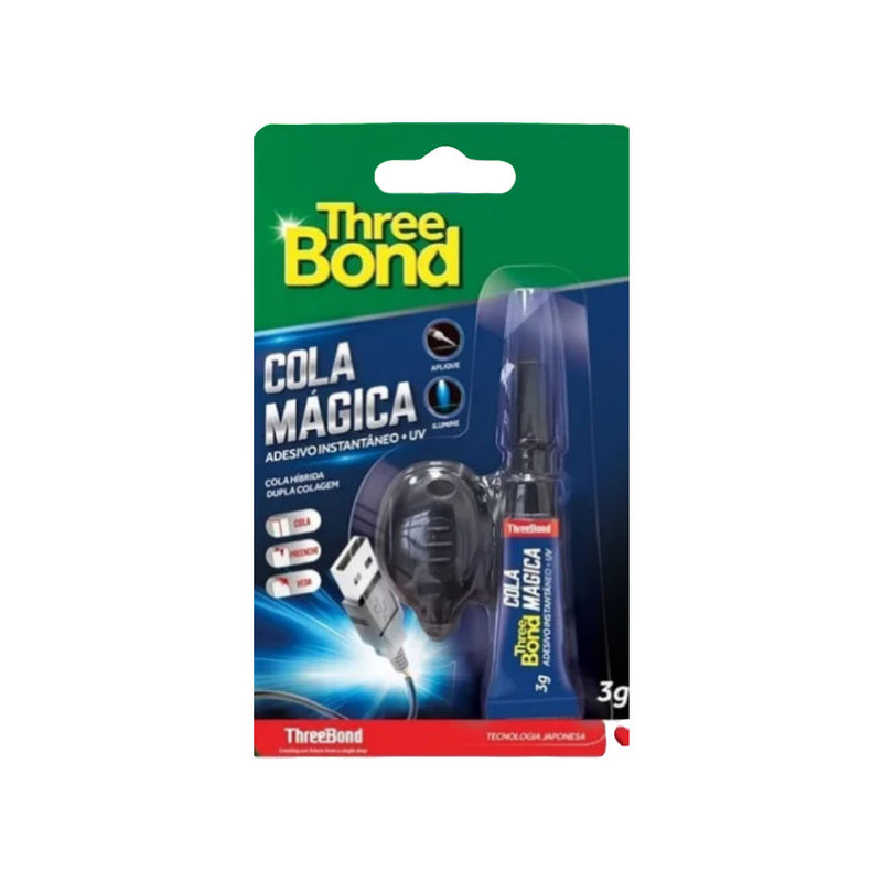COLA MAGICA UV Instantânea Three Bond 3grs