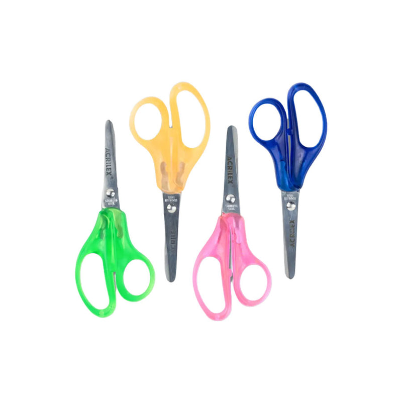 Tesoura Escolar Acrilex Colors 13cm