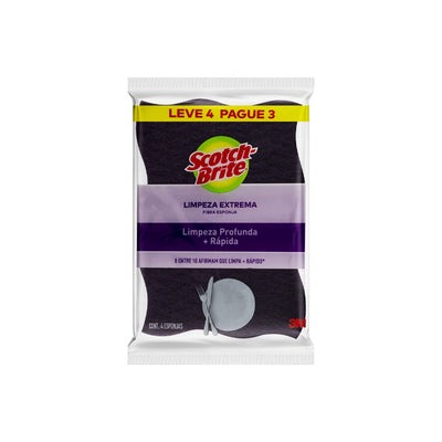 Esponja Scotch Brith Limpeza Extrema Leve 4 Pague 3