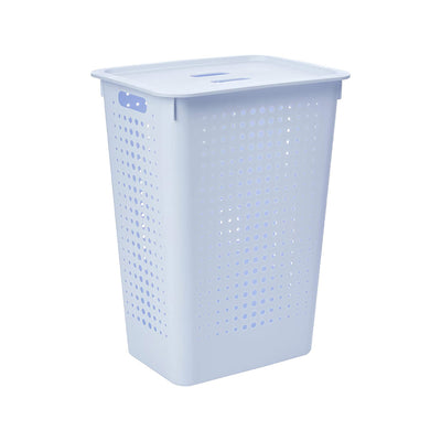 Cesto de Roupa com Tampa 47 Litros Branco - Ou